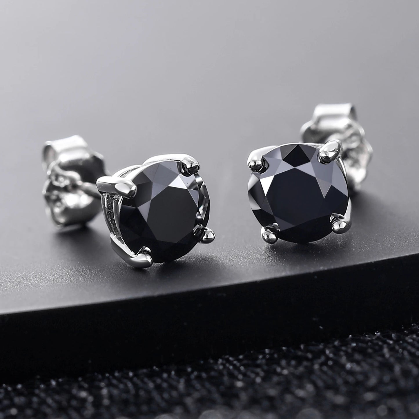 Earrings Moissanite Stud  925 Sterling Silver
