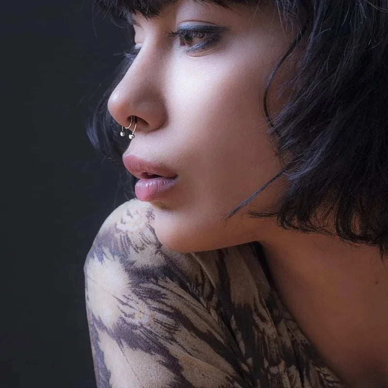 Nose Ring Septum Hoop Stainless Steel Horseshoe