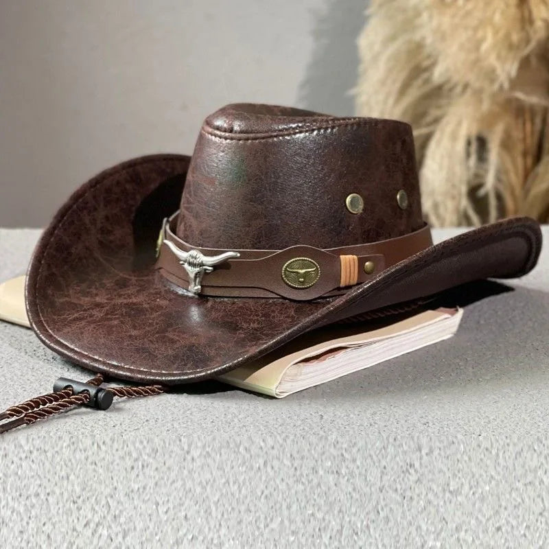 Western Cowboy Hat Flat Top