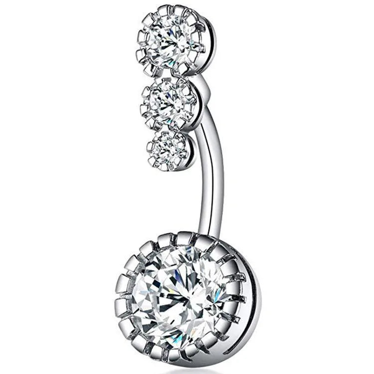 Belly Ring Piercing Zircon