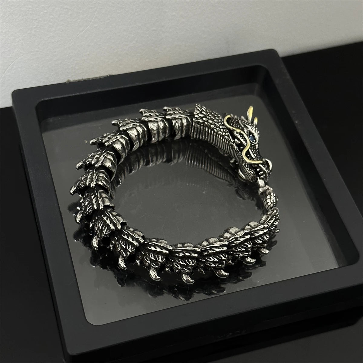 Dragon Bone Bracelet Copper Metal Fashion Accessory