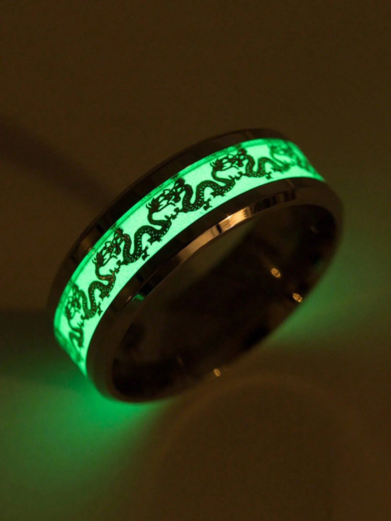 Dragon Pattern Stainless Steel Ring