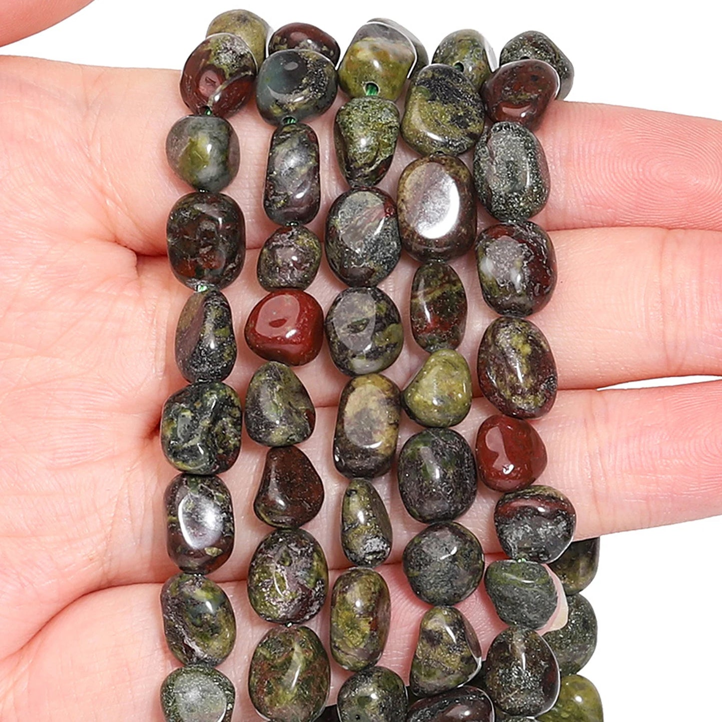 Red Jasper Indian Agate Rose Quartz Beads For Jewelry Making