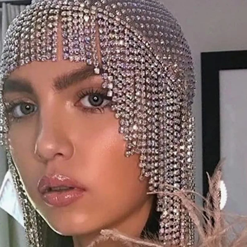 Hair Chain Headpiece Crystal Headband