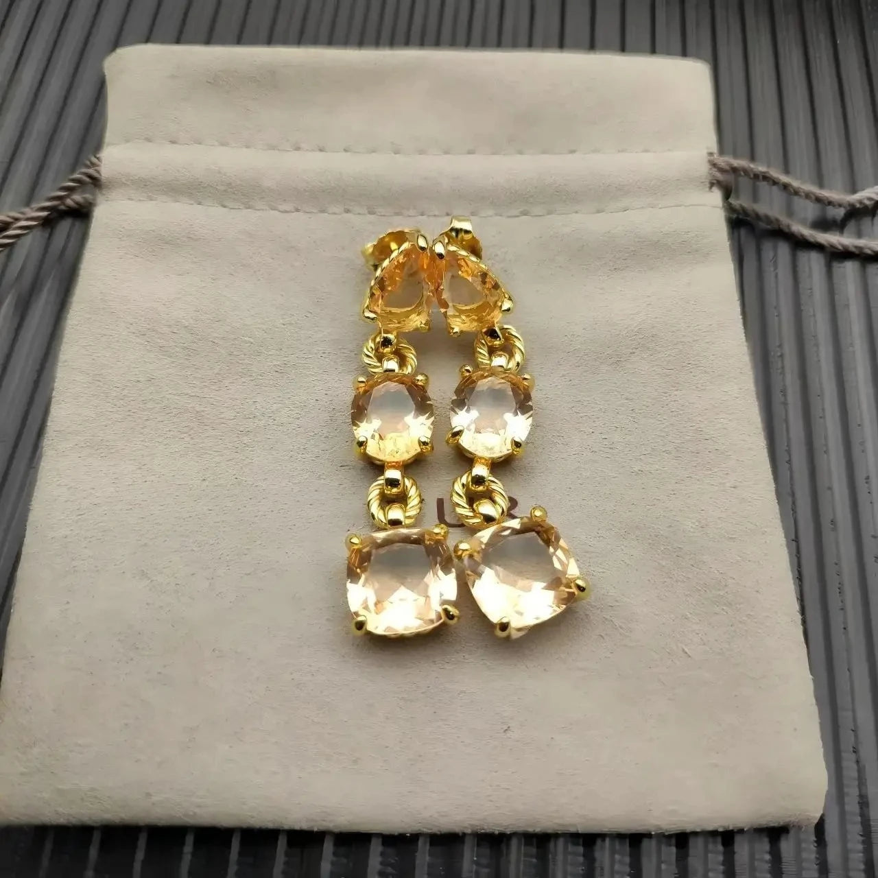 Sterling Silver Zircon Stud Earrings 925