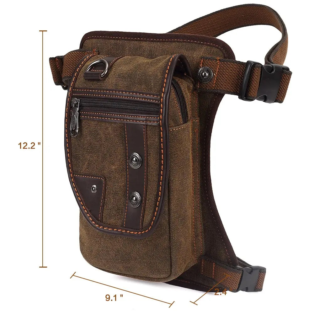 Bag Canvas Camping Motorcycle Cycling