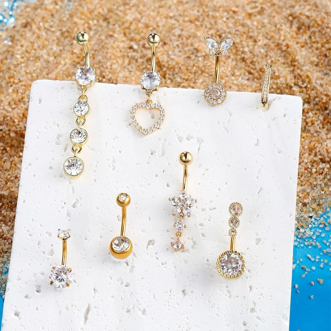 Belly Button Ring Dangle Jewelry