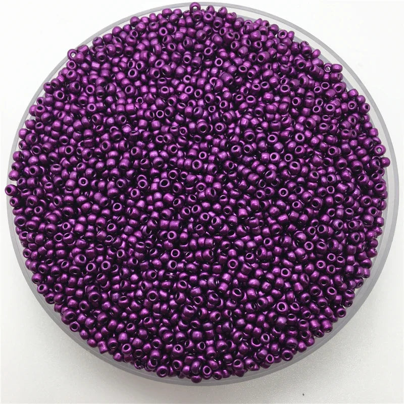 RYFDBMauve Czech Glass Seed Beads For Jewelry Making