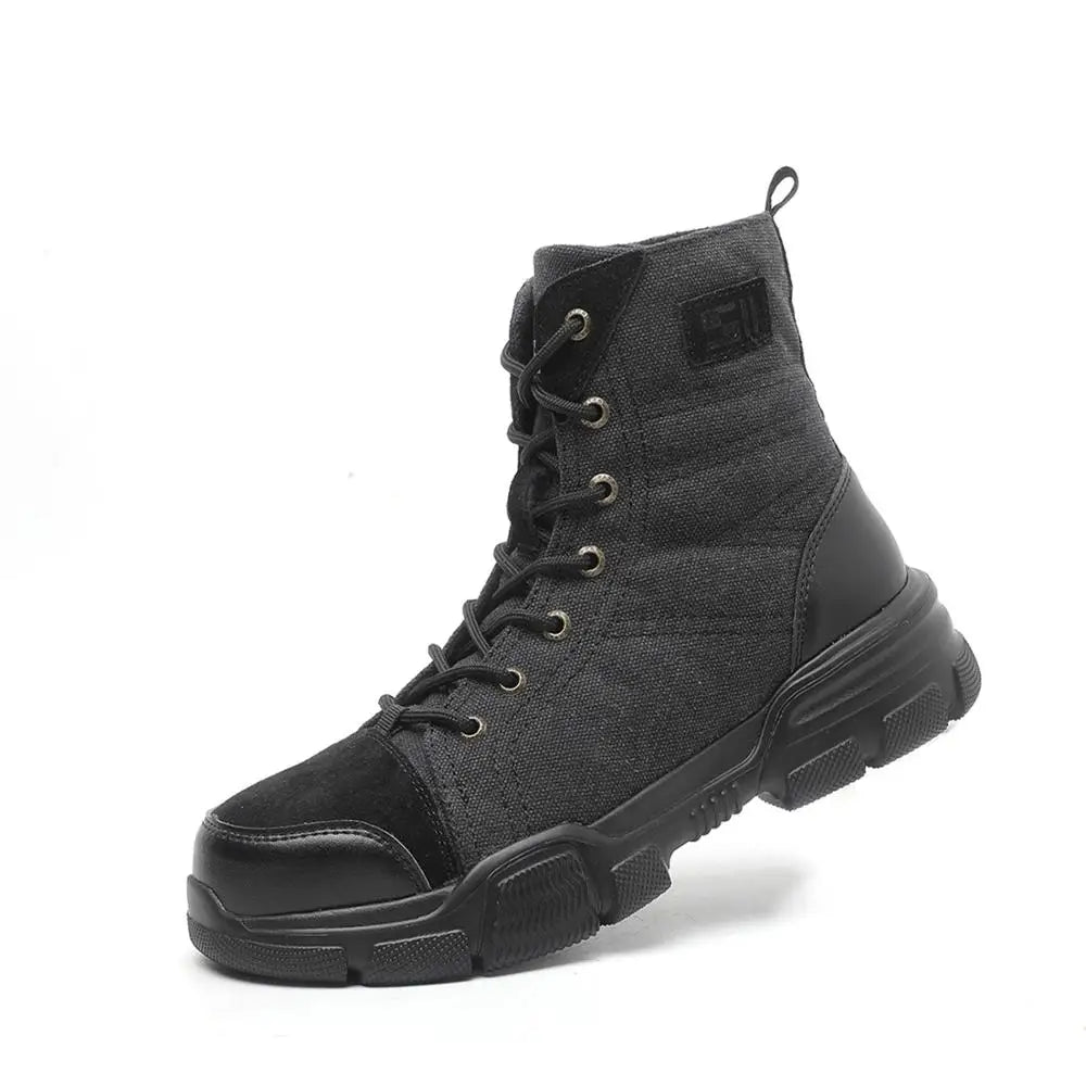 Steel Toe Work Boots For Men Safety Shoes