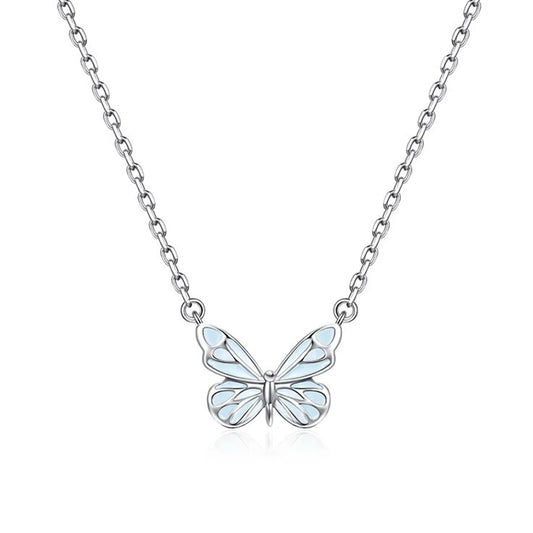 JOCESTYLE Glow Butterfly Necklace and Bracelet Set for Lovers