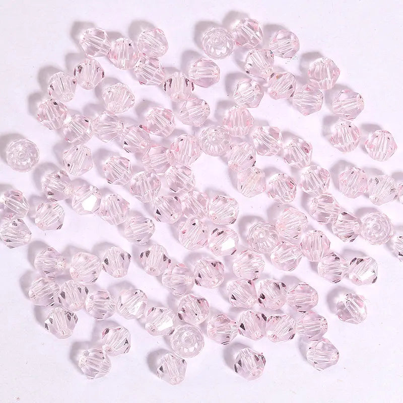 Glass Bicone Beads Faceted Crystal For Jewelry Making
