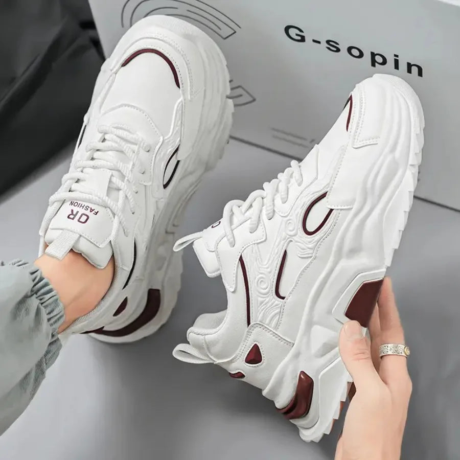 All Season Thick Soles Hong Kong Style Men Casual Sneakers