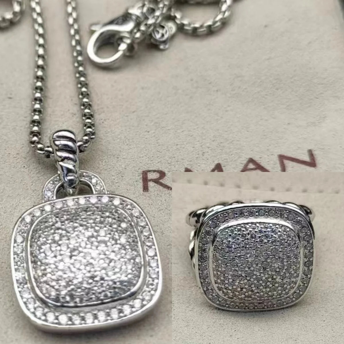 Necklace & Ring Diamon Set