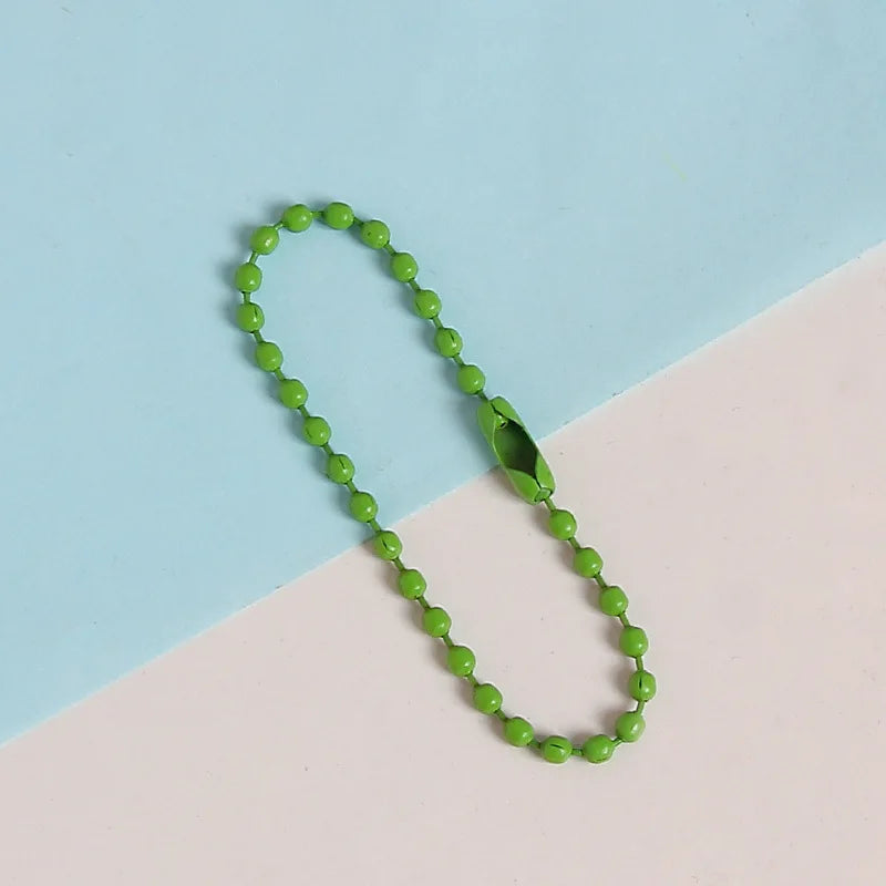 Metal Alloy Ball Bead Chains For Keychains And Jewelry Making