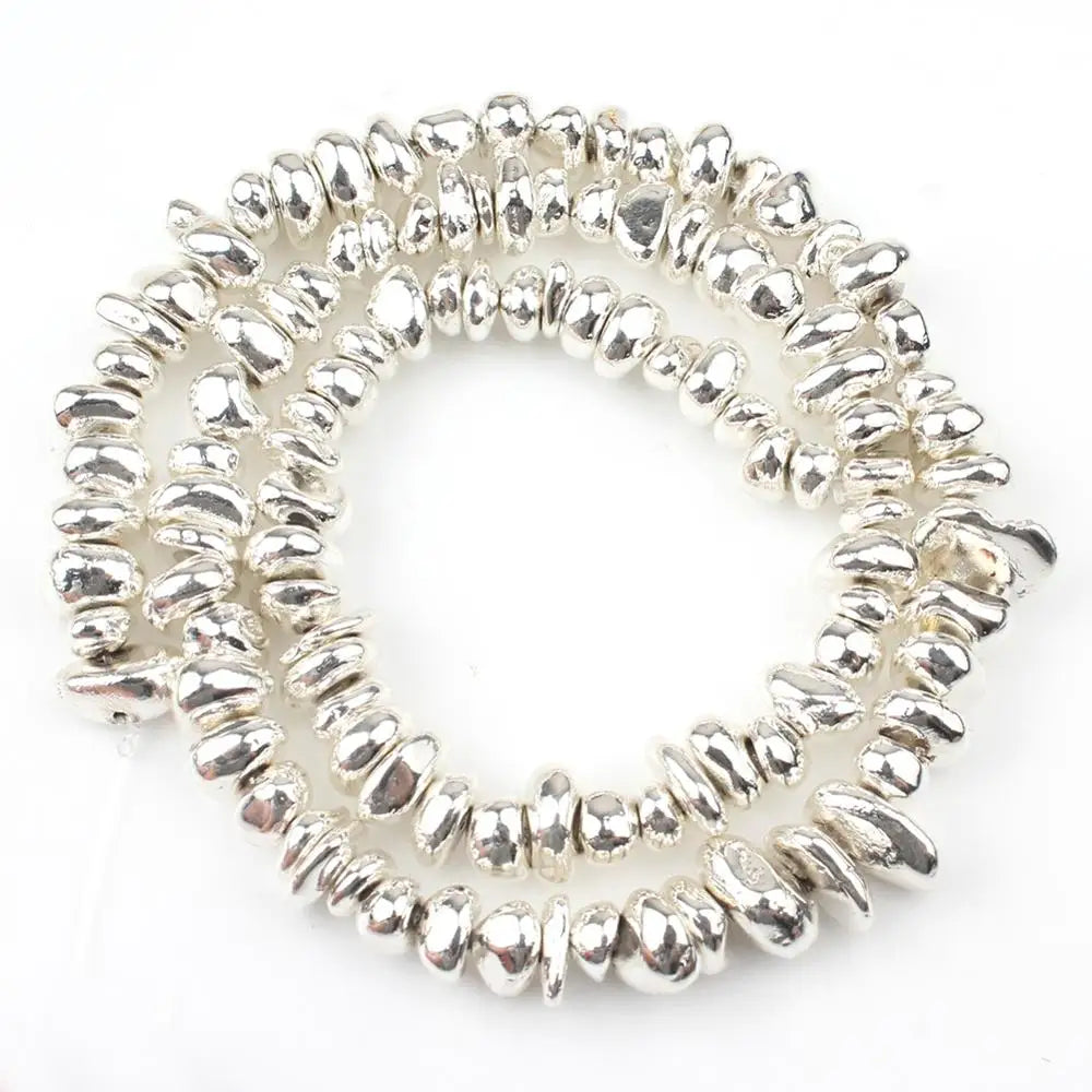 TANANTA Gold Plated Hematite Loose Spacer Beads for Jewelry Making