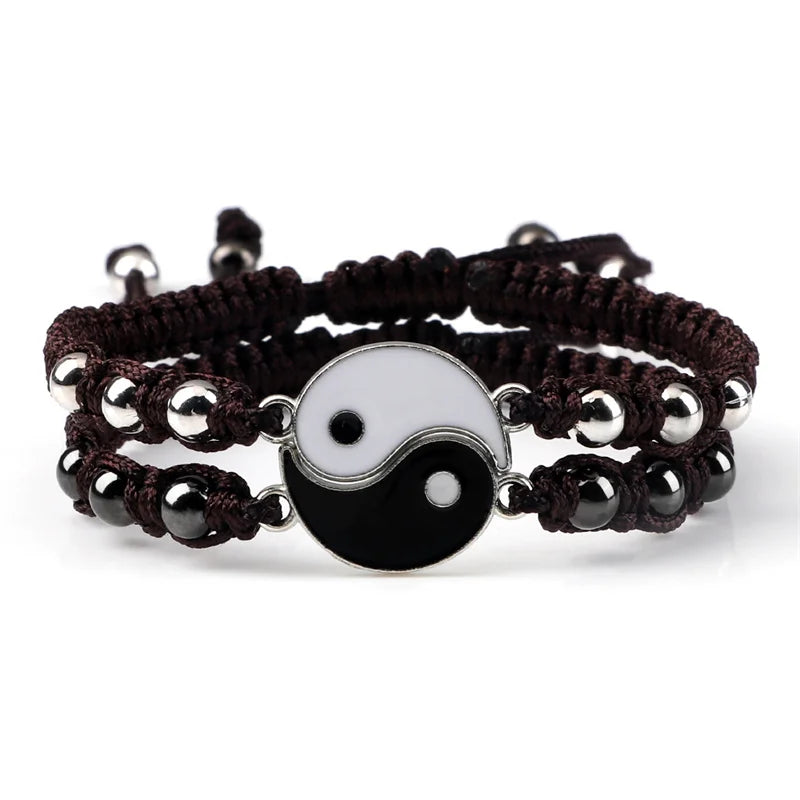 Bracelet Dragon Two Piece Set Yin Yang Jewelry
