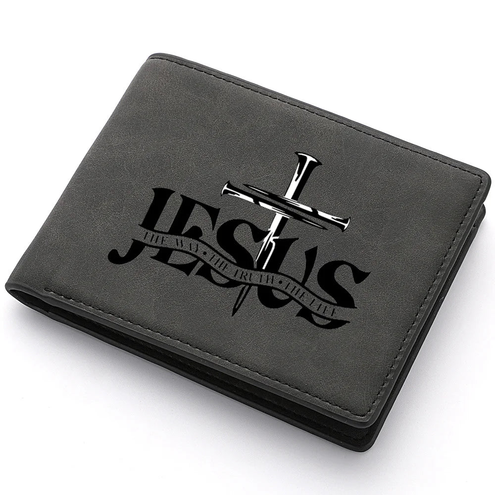 Leather Wallet With Zipper Coin Pocket