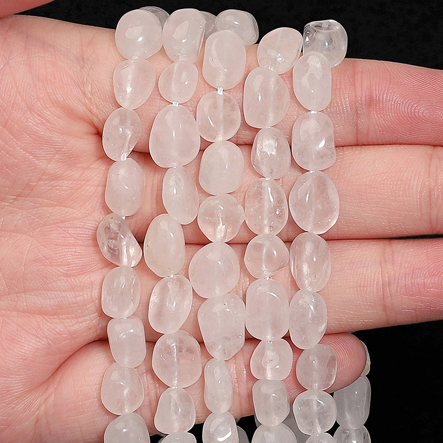 Red Jasper Indian Agate Rose Quartz Beads For Jewelry Making