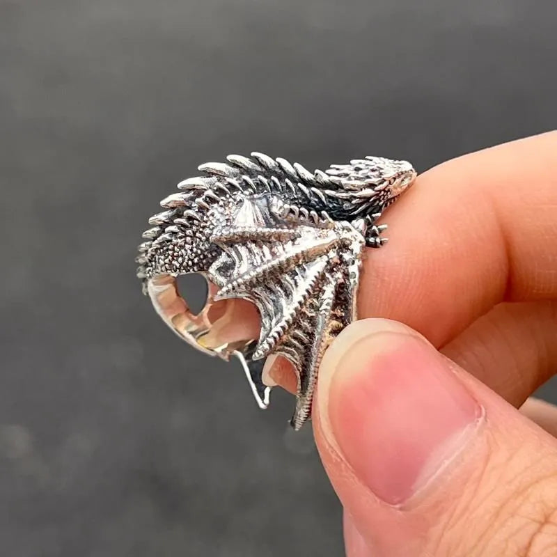 Dragon Wings Adjustable Ring