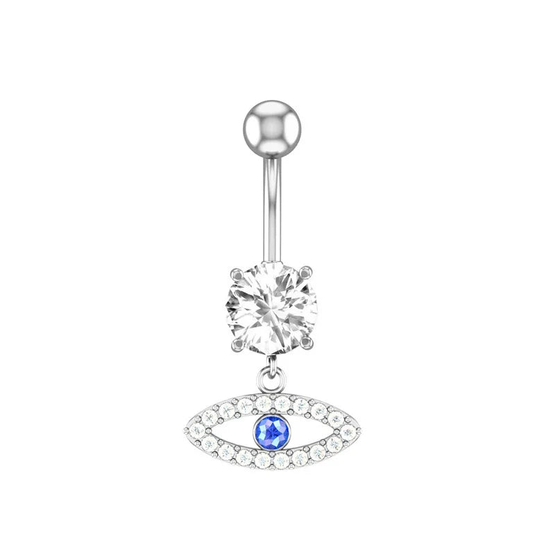 Belly Ring Piercing Zircon