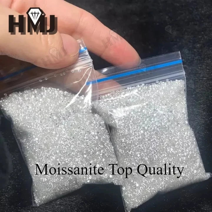 Moissanite Beads Round Stone 1 Carat VVS1