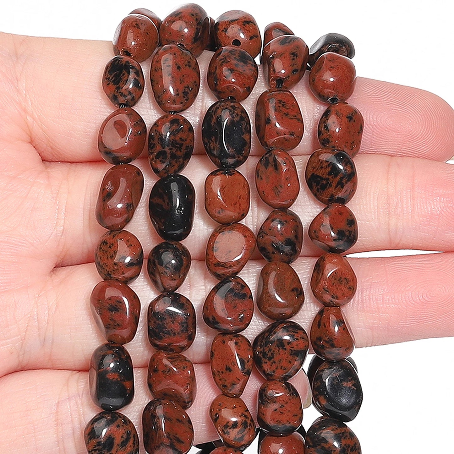 Red Jasper Indian Agate Rose Quartz Beads For Jewelry Making