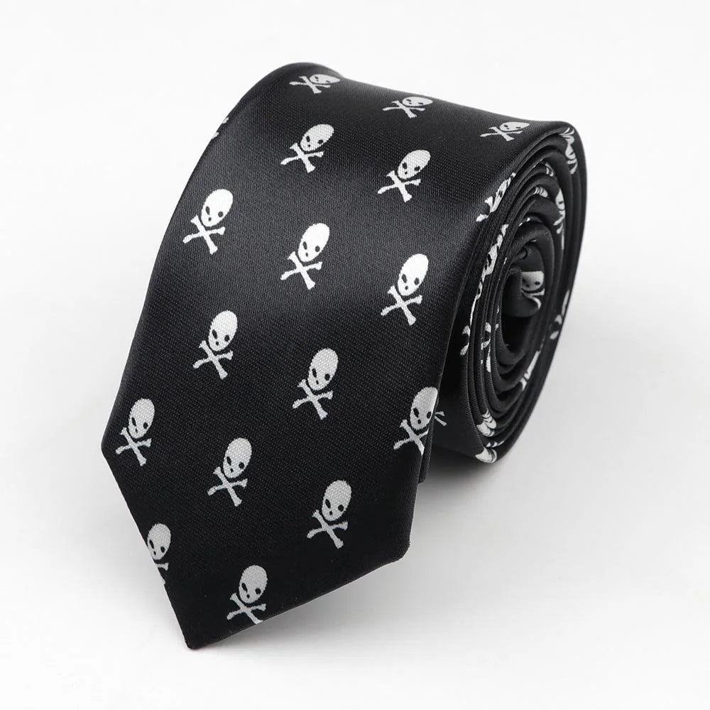 Necktie Musical Notes Printed With Piano Guitar Pattern