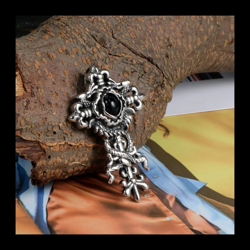Necklace Cross Pendant Titanium Steel Jewelry