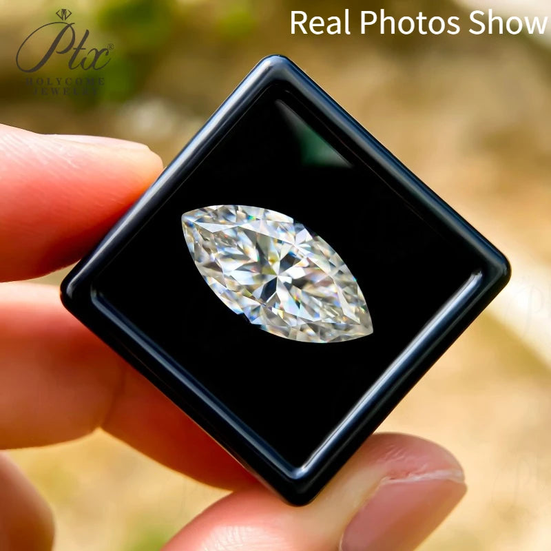 Moissanite Loose Stones VVS1 Marquise Brilliant Cut For Jewelry Making