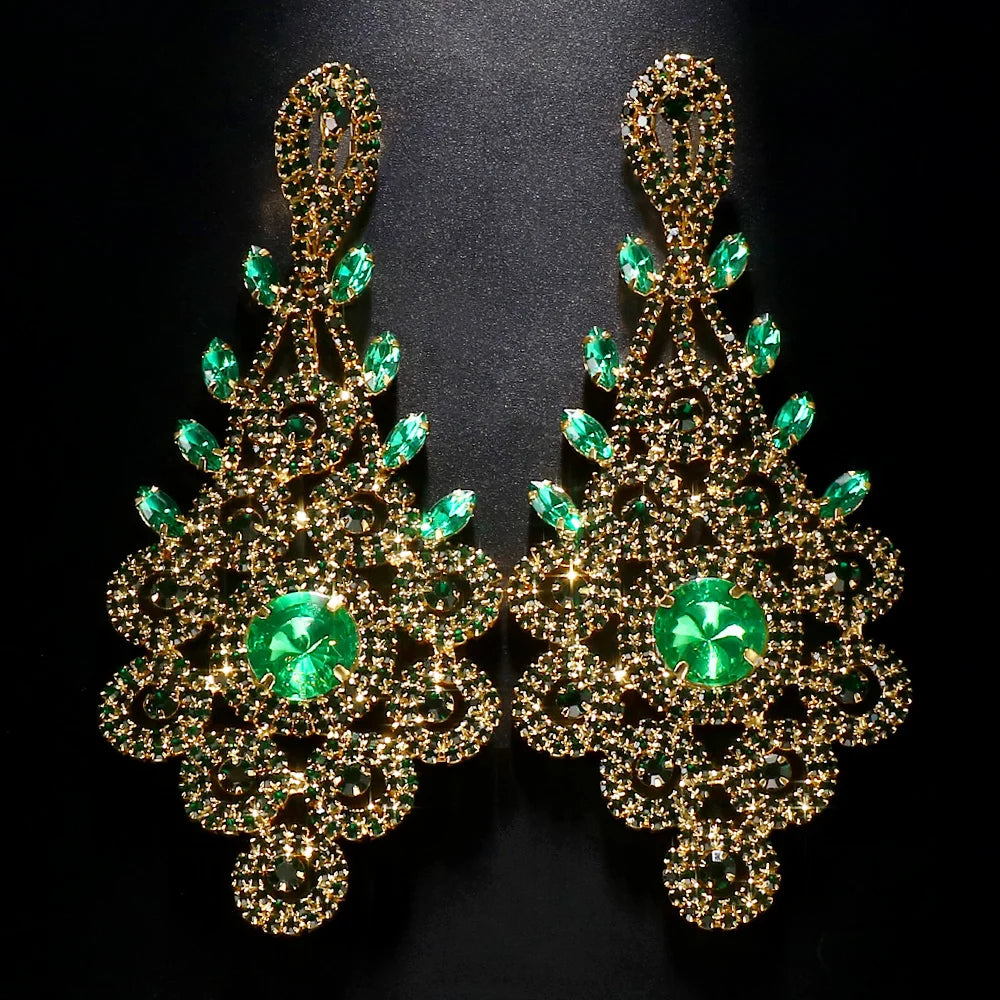 Earrings StoneFans Rhinestone Irregular Dangle