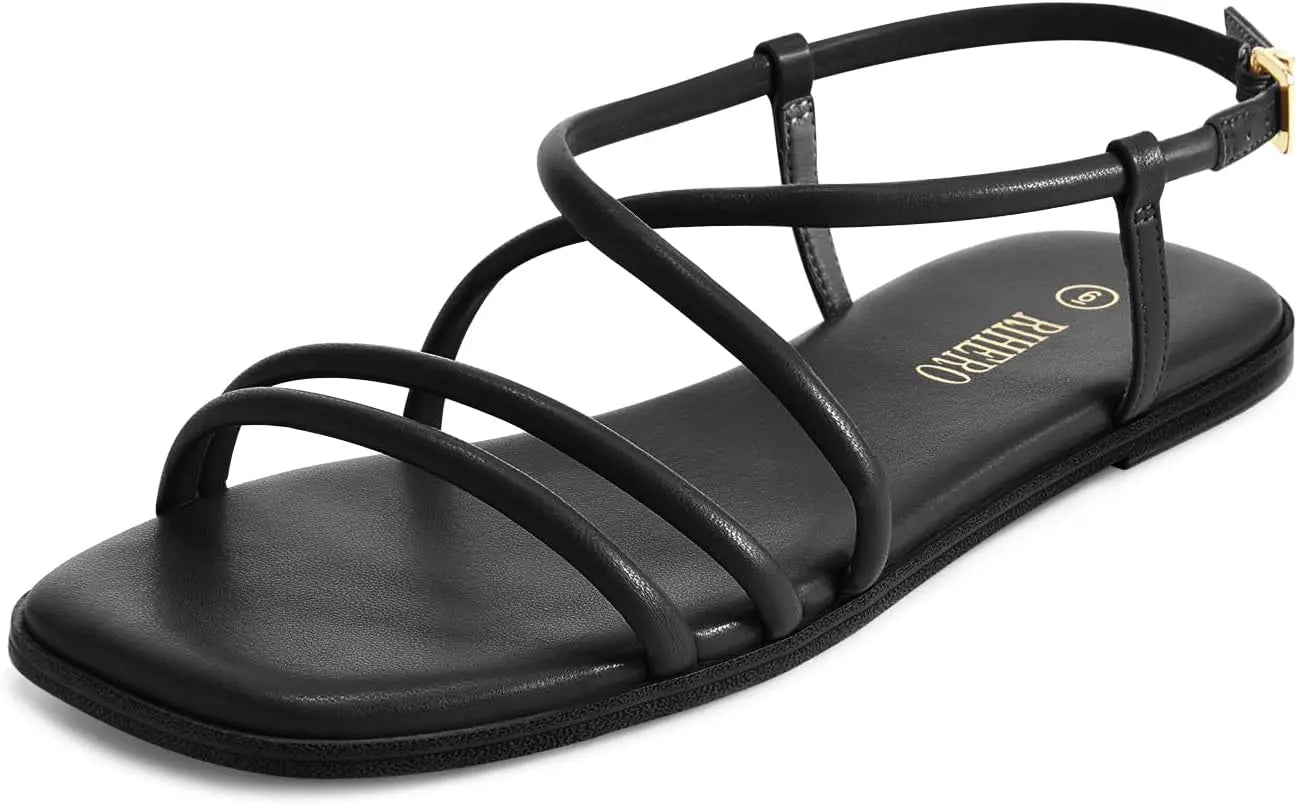 Womens Flat Sandals Open Toe