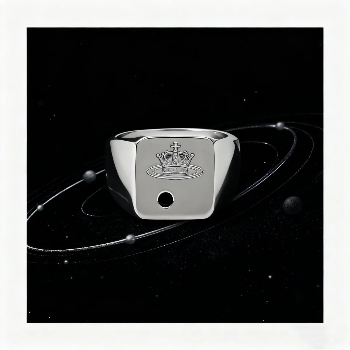 925 Sterling Silver Moissanite Ring