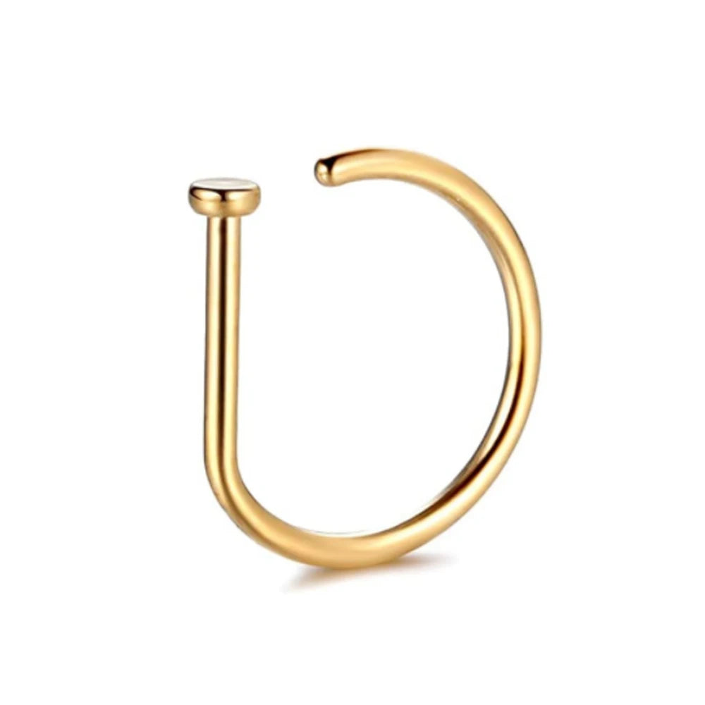 Nose Ring Septum Hoop Stainless Steel Horseshoe