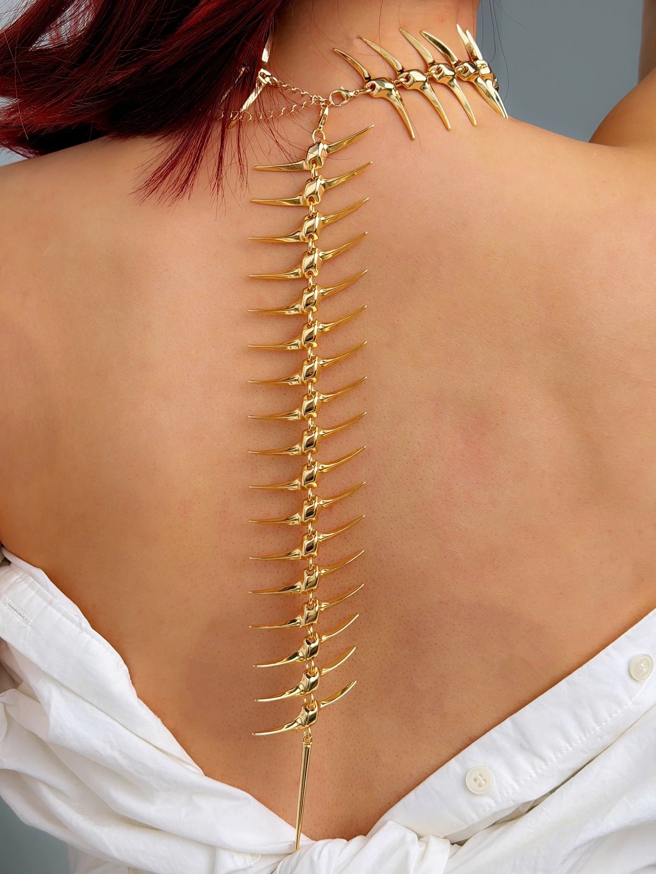 Necklace Thorn Skeleton