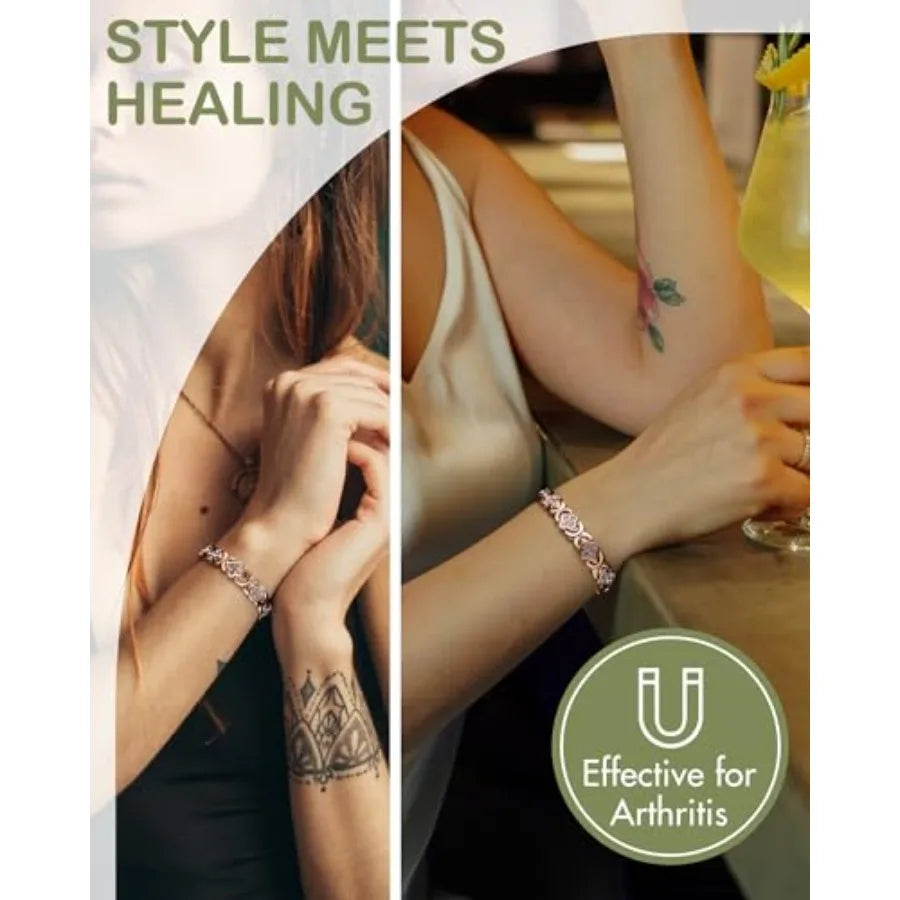 Magnetic Therapy Bracelet With Neodymium Magnets For Pain Relief