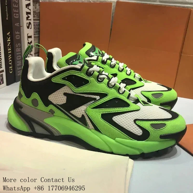 Men's Sneakers Leather Upper