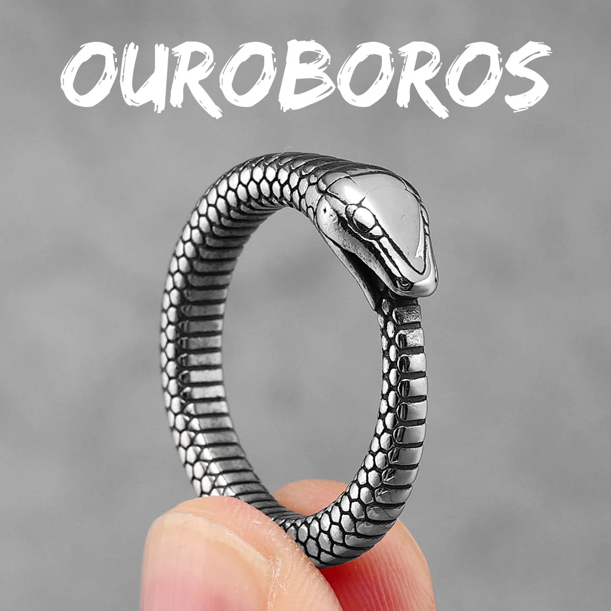 Ring  Stainless Steel Snake
