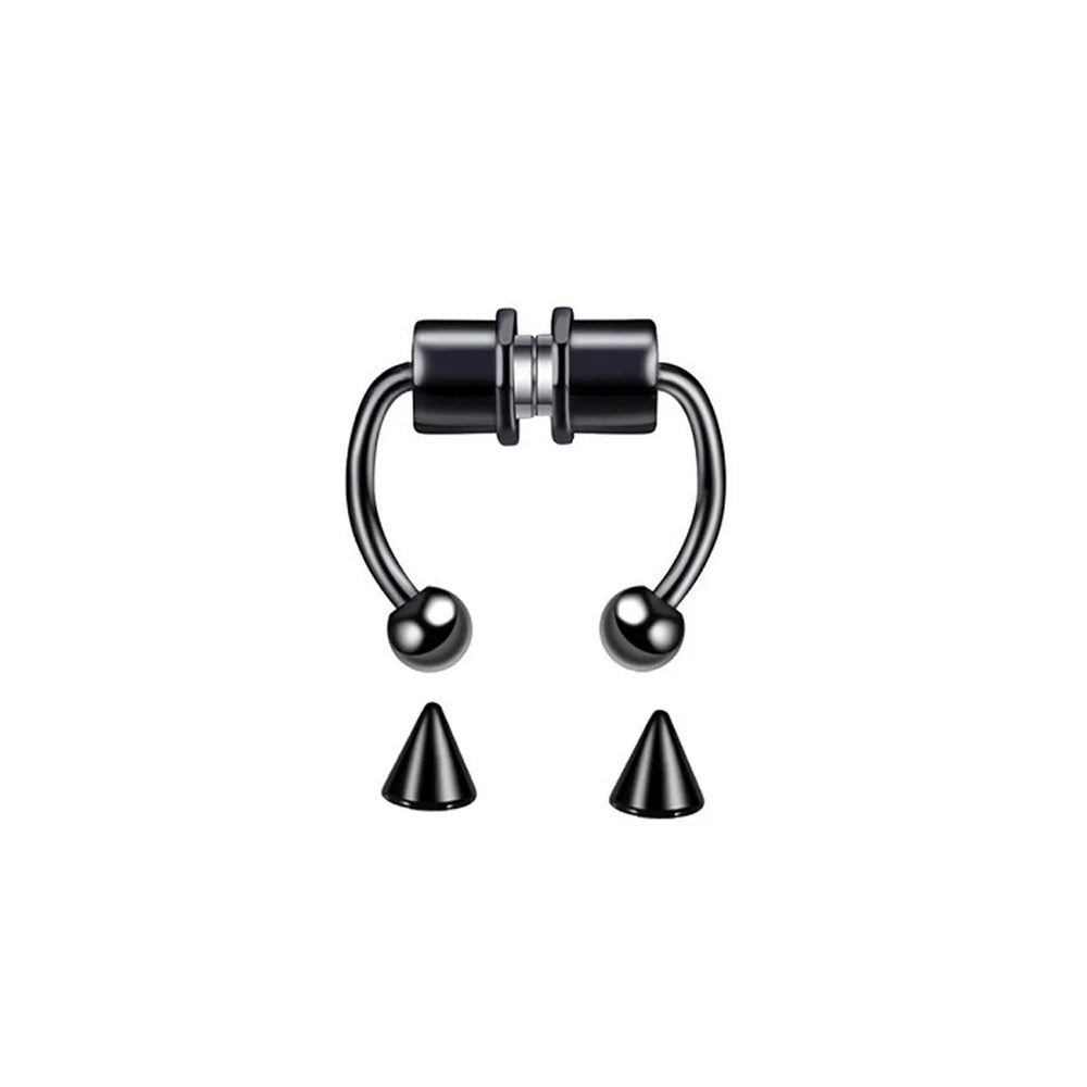 Nose Ring Hoop Magnet Septum Clip Body Jewelry