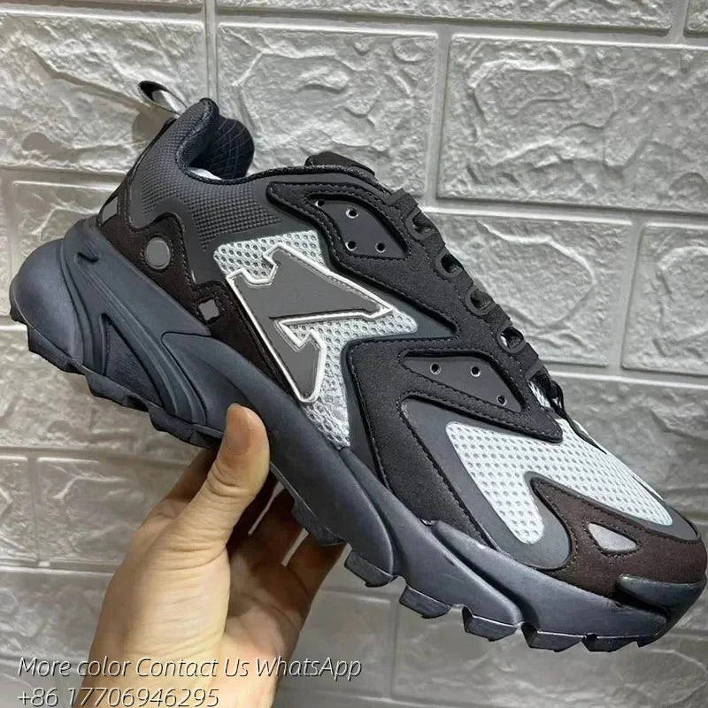 Men's Sneakers Leather Upper