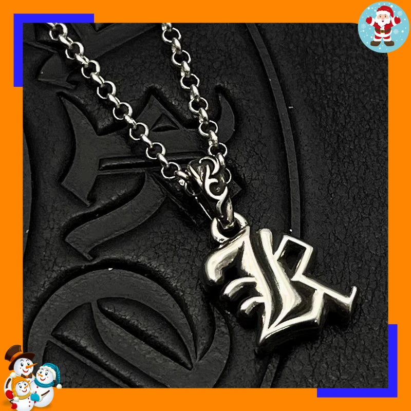 Necklace Pendant Letter Chain Jewelry