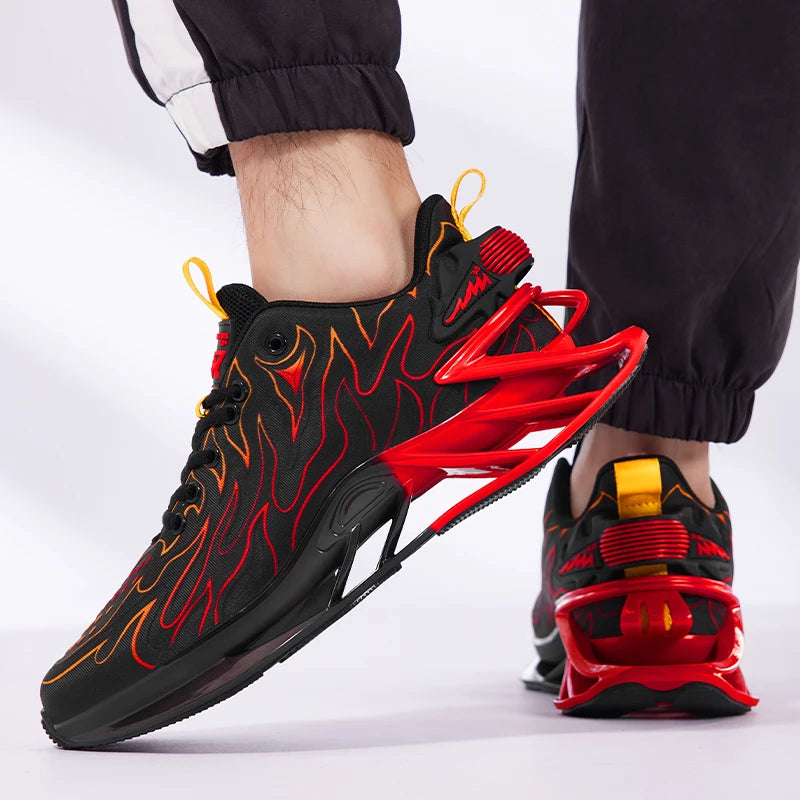 Men Casual Breathable Sneakers Lace Up Running Shoes