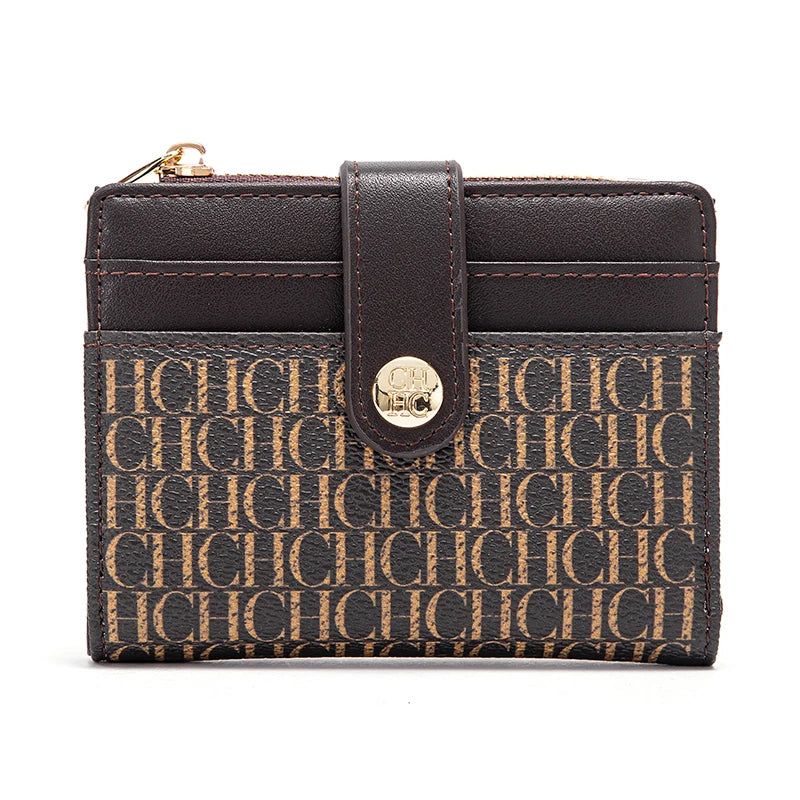CHCHCN Fashion Classic Retro Wallet Card Holder Universal Letter Printed