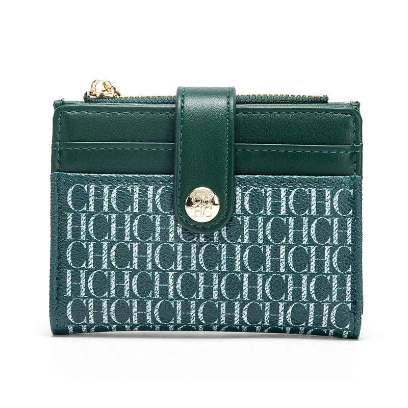 CHCHCN Fashion Classic Retro Wallet Card Holder Universal Letter Printed