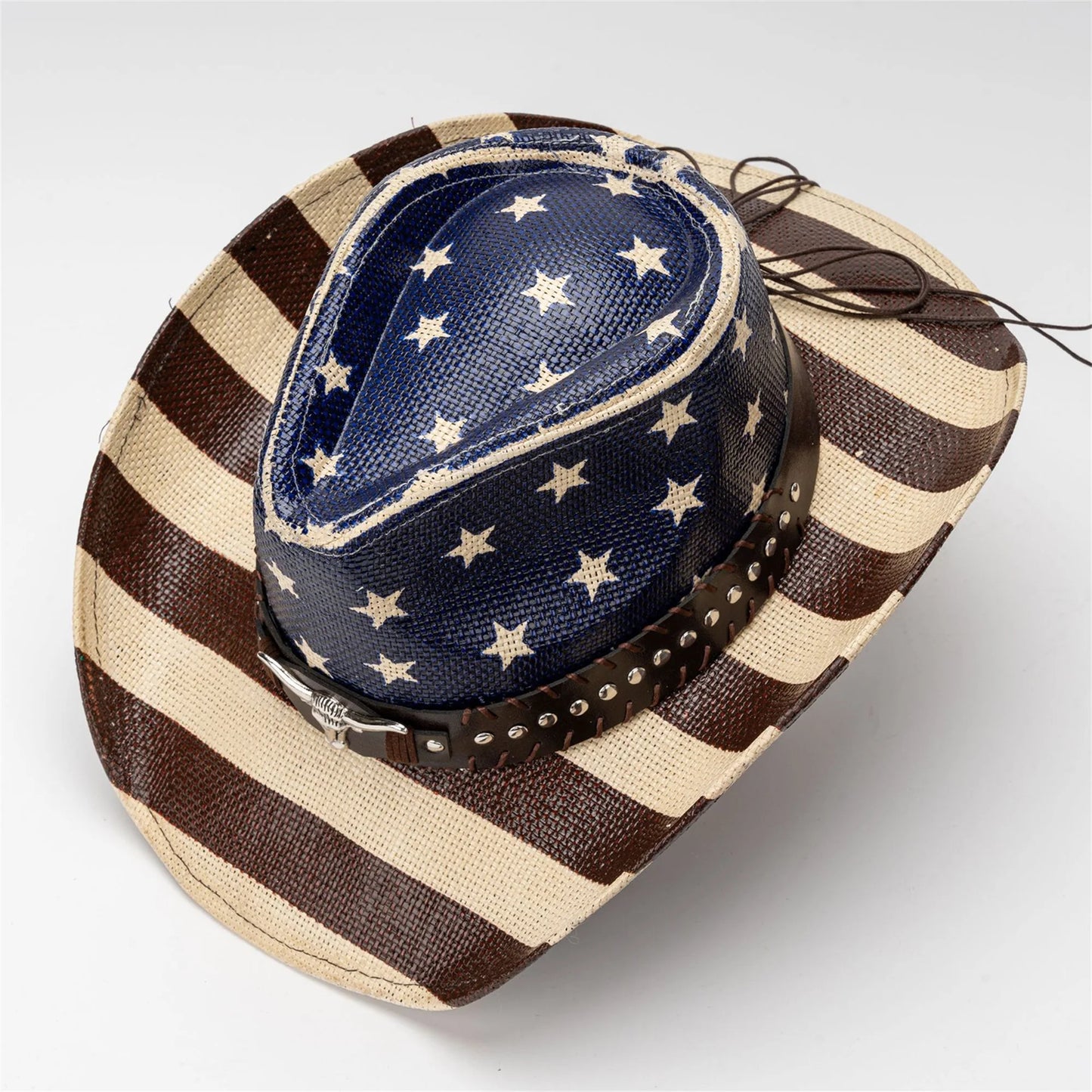 American Flag Cowboy Hat Western Headwear