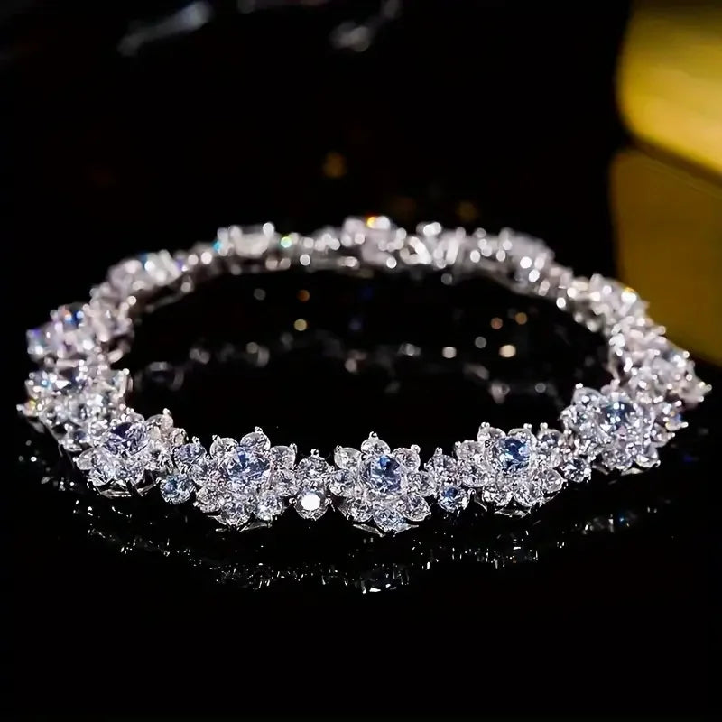 Bracelet 925 Silver Moissanite