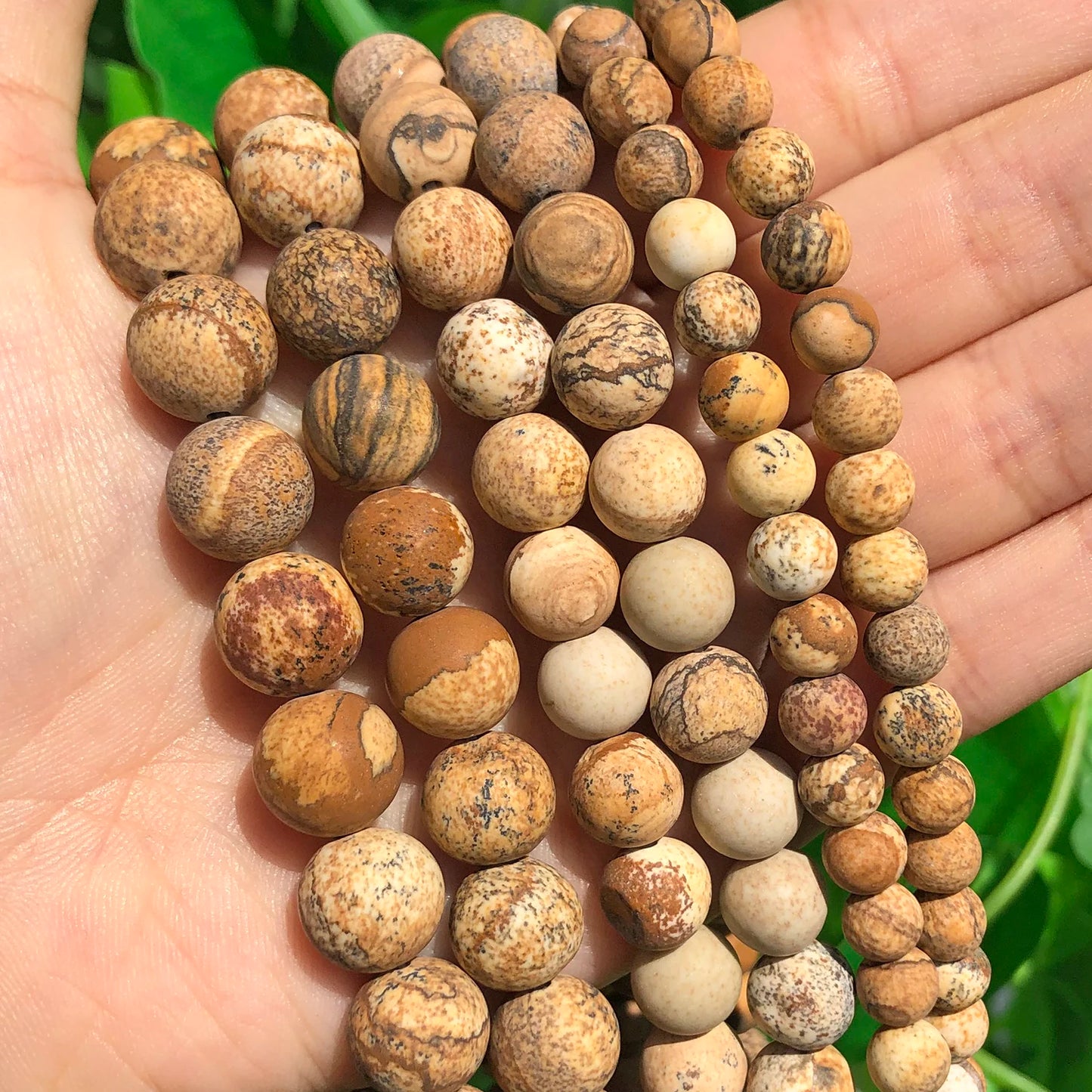 Natural Stone Round Beads Yooperlite Fire Sodalite Loose Spacer Beads