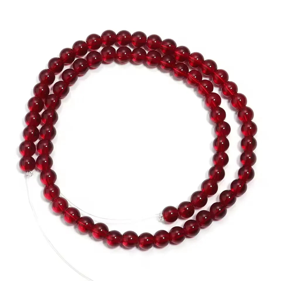 Glass Round Spacer Beads For Jewelry Making Charms And Accessories