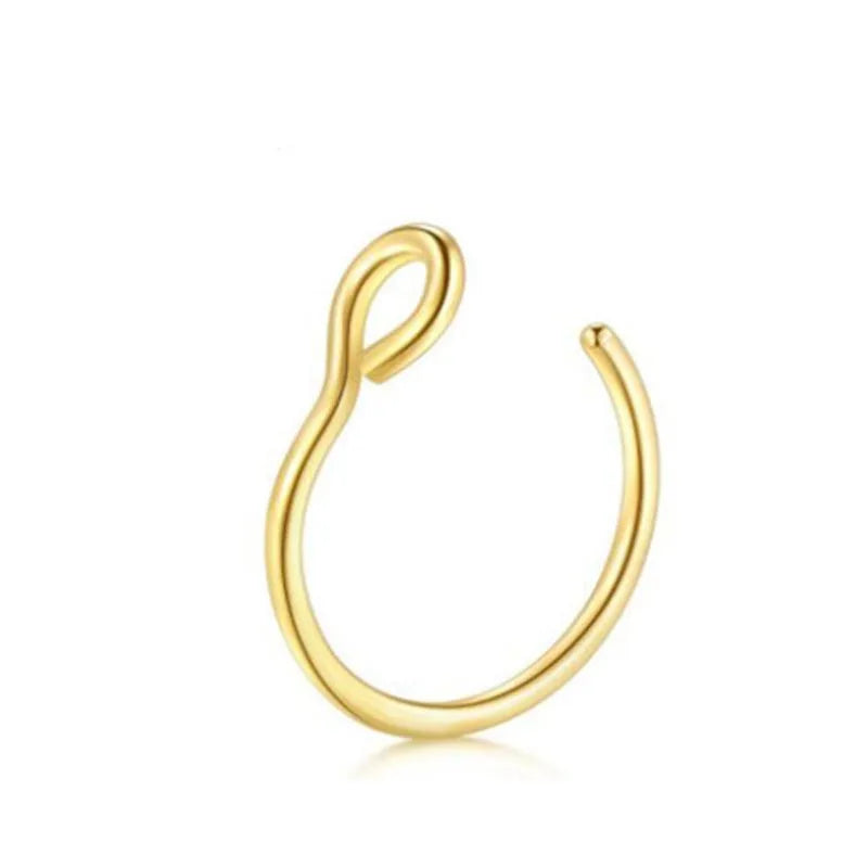 Nose Ring Septum Hoop Stainless Steel Horseshoe