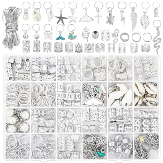 Hair Jewelry For Braids And Dreadlocks Accessories Metal Cuffs Clips