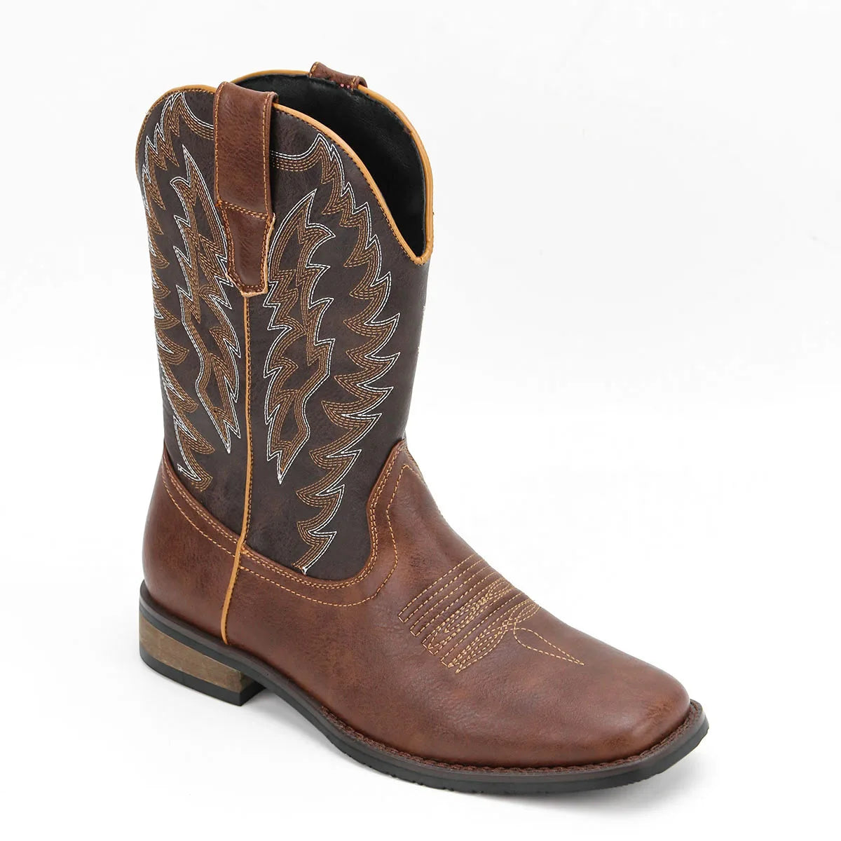 Mens Cowboy Boots Square Toe Western